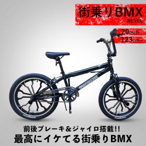 BMX フリースタイル 20インチ ジャイロセット装備 キャリパーブレーキ 4本ペグ付き Rebel｜isshoudou