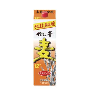 焼酎 麦焼酎 12度 博多の華 麦 1.8L パック 1本 大容量 福徳長酒類 父の日 お中元 夏ギフト 暑中見舞い｜逸酒創伝 弐号店
