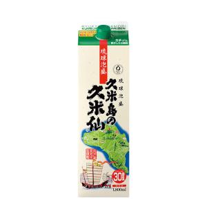 泡盛 沖縄 30度 久米島の久米仙 パック 1800ml 1本 1.8L 久米島の久米仙 父の日 お中元 夏ギフト 暑中見舞い｜逸酒創伝 弐号店