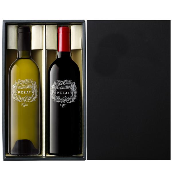 フランス ボルドーワインセット FR-2460 (赤・白 750ml) 2本 ギフトボックス入り 新...