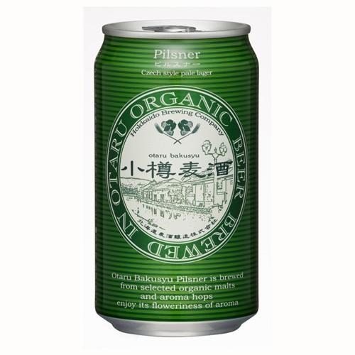 クラフトビール 地ビール 小樽麦酒 ピルスナー 缶 350ml×6本 北海道 クラフトビール 有機麦...