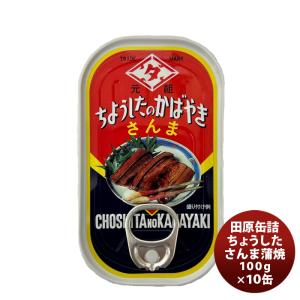 田原缶詰 ちょうした缶詰 さんま蒲焼 100G １０缶 新発売