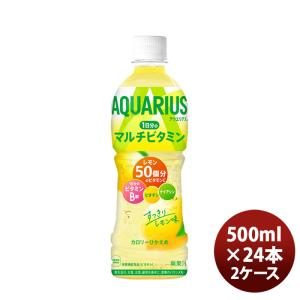 アクエリアス １日分のマルチビタミン ５００ＭＰＥＴ（１ケース） 500ml 24本 2ケース のし・ギフト・サンプル各種対応不可｜isshusouden-2