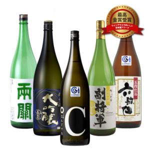 純米吟醸 一升瓶 5本 飲み比べセット 日本酒 1800ml 1.8L 上善