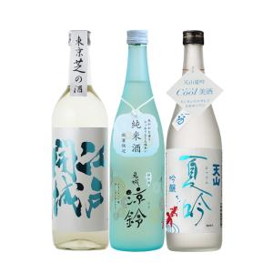 日本酒 夏酒 2022 飲み比べセット 720ml 3本 江戸開城 名城 天山 季節限定 数量限定