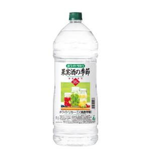 宝焼酎 ホワイトタカラ 果実酒の季節 35度 ペット 4000ml 4L 1本 宝 焼酎 甲類焼酎 既発売｜isshusouden