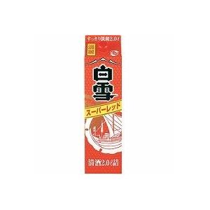 白雪 スーパーレッド 小西酒造 2000ml 2L 1本 お酒 父の日 お中元 夏ギフト 暑中見舞い