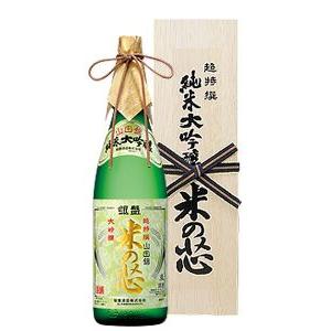 日本酒 銀盤 米の芯 超特撰純米大吟醸 桐箱入 1800ml 1.8L｜isshusouden