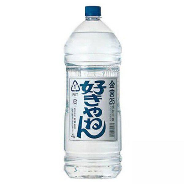 金宮 キンミヤ 好きやねん 25度 4L×1本　4000ml　宮崎本店　キンミヤ焼酎