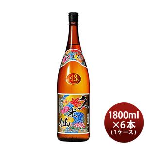 泡盛 久米仙 43度 1800ml 1.8L × 1ケース / 6本 一升 久米仙酒造｜isshusouden