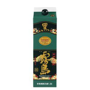 お酒 焼酎 霧島酒造 黒霧島 パック 20度 1800ml : チャップリンYahoo