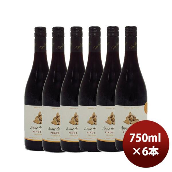 赤ワイン ヴァン ド フランス アンヌ ド ブルグ ピノノワール 750ml 6本 のし・ギフト・サ...