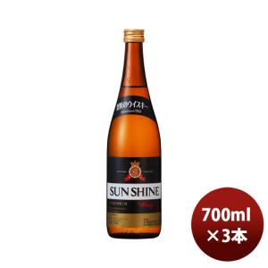 ウイスキー 若鶴 サンシャインウイスキー プレミアム 700ml 3本｜isshusouden