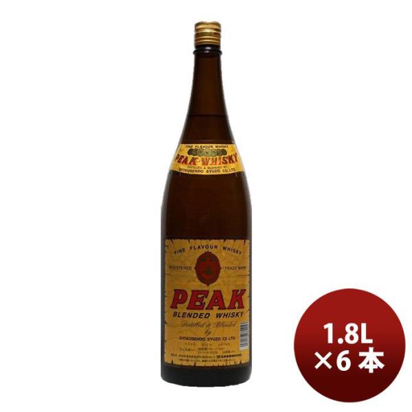 ウイスキー 玉泉堂 ピーク 1800ml 1.8L 6本 1ケース のし・ギフト対応不可