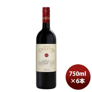 赤ワイン イタリア アンティノリサンタクリスティーナ 赤 750ml 6本 1ケース｜isshusouden