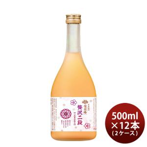 合同酒精 贅沢梅酒 500ml × 2ケース / 12本｜isshusouden