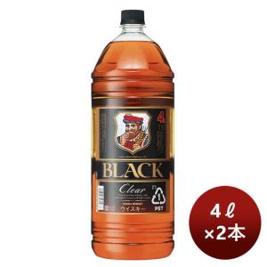 ブラックニッカ ウイスキー クリア 4000ml 4L × 2本 ペットボトル 春