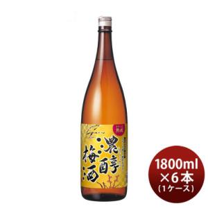 濃醇梅酒 瓶 1.8L 1800ml 6本 1ケース アサヒ 梅酒｜isshusouden