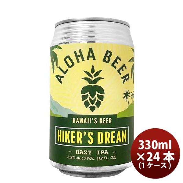 ハワイ ALOHA BEER アロハビール ハイカーズドリームIPA 缶 限定 355ml × 1ケ...