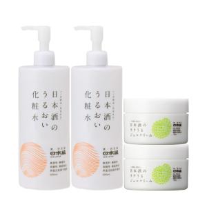 日本盛 日本酒の超しっとり化粧水 ＆ 日本酒のラクうるジェルクリーム