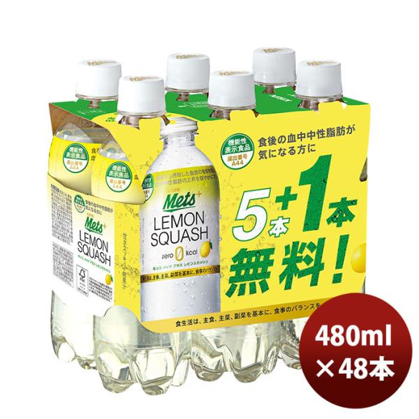 【5/25は逸酒創伝の日！5%OFFクーポン有】キリン メッツ プラス レモンスカッシュ 480ml...