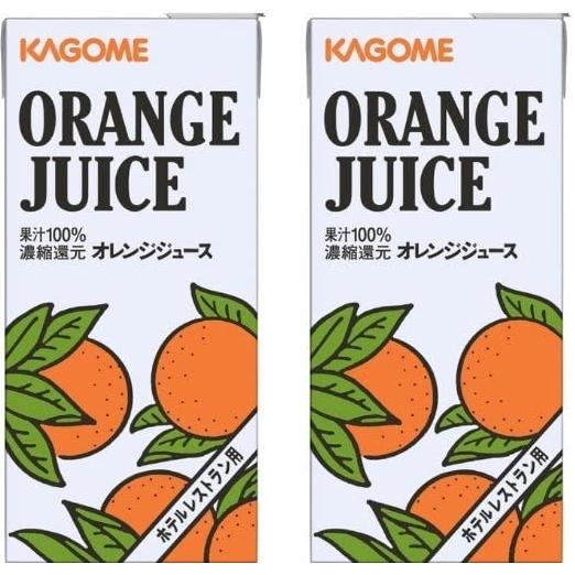 カゴメ  ホテルレストラン用 オレンジジュース 1L 6本 2ケース のし・ギフト・サンプル各種対応...
