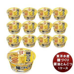 東洋水産 麺づくり 醤油とんこつ カップ 89g×12 新発売