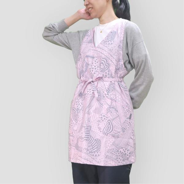 ワンピース エプロン 猫ゼン