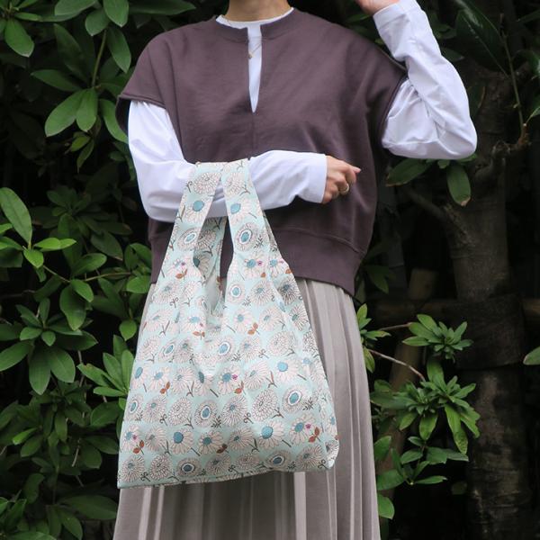 エコバッグ 新柄　綿麻 天然素材 日本製　送料無料