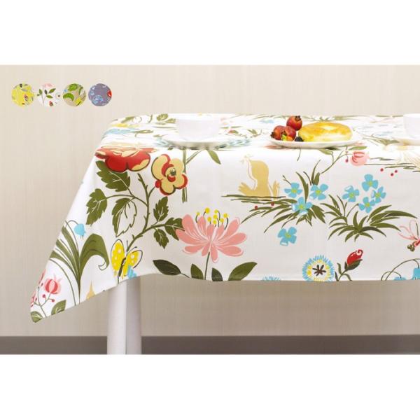 テーブルクロス　もぐら　140×140cm（コーティング加工）