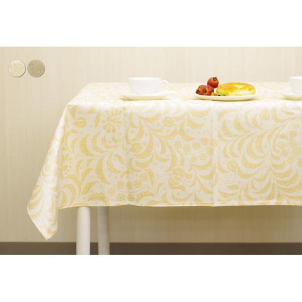 テーブルクロス　スカラリーフ　100×100cm（はっ水加工）