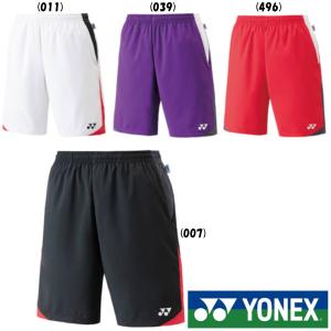 《送料無料》YONEX　ユニセックス　ハーフパンツ　15110　ヨネックス　テニス　バドミントン　ウェア