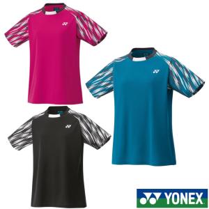 新品タグ付き♦YONEXバドミントン♦ゲームシャツ レディース♦日本代表モデル 楽天市場】ヨネックス バドミントン レディース ゲームシャツ 20672