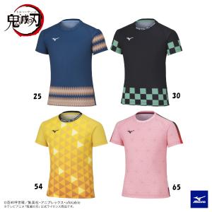 《送料無料》《数量限定》2022年7月発売　MIZUNO　ジュニア　Tシャツ　62JA2Z22　ミズノ　鬼滅の刃　ウェア｜テニスラケットショップのIS
