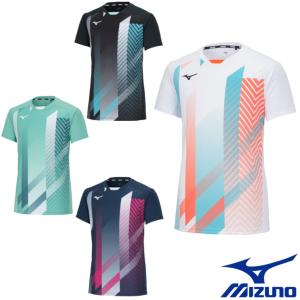 《送料無料》2023年2月発売　MIZUNO　ユニセックス　ゲームシャツ　62JAA003　ミズノ　テニス　バドミントン　ウェア