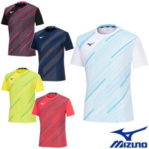 《送料無料》2024年2月発売　MIZUNO　ユニセックス　ゲームシャツ　62JAB029　ミズノ　テニス　バドミントン　ウェア｜istennis