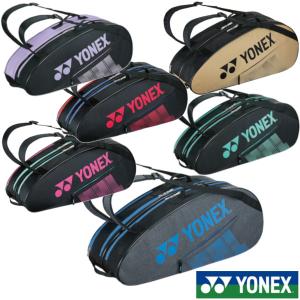 《送料無料》《新色》2024年3月上旬発売　YONEX　ラケットバッグ6〈テニス6本用〉　BAG2332R　ヨネックス　バッグ