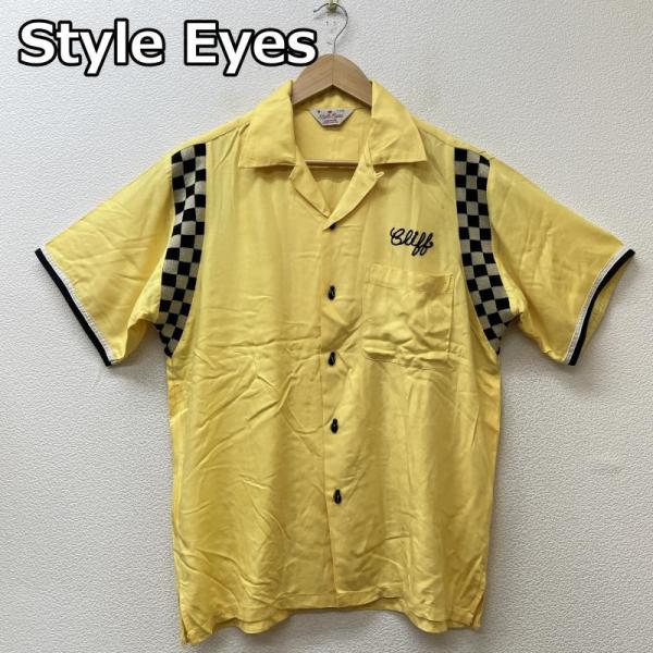 STYLE EYES スタイルアイズ 半袖 シャツ、ブラウス Shirt, Blouse レーヨン ...