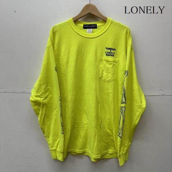 LONELY論理 ロンリー 長袖 Tシャツ T Shirt  WORLD wide FAMOUS ロ...