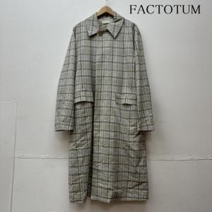 FACTOTUM ファクトタム コート一般 コート Coat ステンカラー コート スプリング チェ...