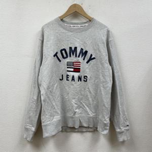 TOMMY JEANS トミー ジーンズ 長袖 トレーナー Sweat, Sweatshirt ボルド ロゴ クルーネック スウェット トレーナー 長袖 DM0DM09575 10102184｜istitch-store