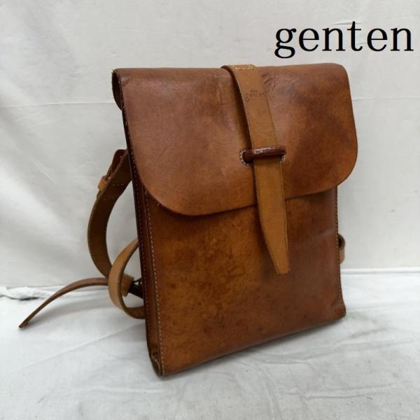 genten ゲンテン ショルダーバッグ ショルダーバッグ Shoulder Bag レザー ショル...