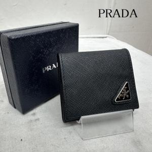 PRADA プラダ コンパクト財布 財布 Wallet Compact Wallet 2MM935 サフィアーノ トライアングル コインケース 10103024