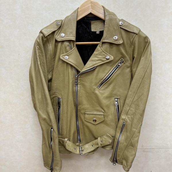 USED 古着 レザージャケット ジャケット、上着 Jacket レザー ダブル ライダース 101...