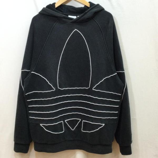 adidas 長袖 パーカー Hooded Sweatshirt, Hoodie ビッグ トレフォイ...