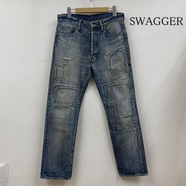 SWAGGER スワッガー デニム、ジーンズ パンツ Pants, Trousers Denim P...