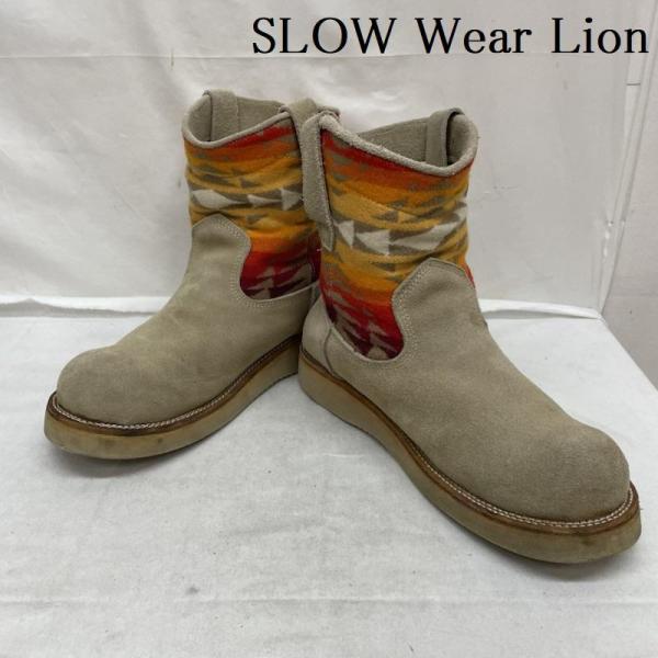 SLOW Wear Lion スローウェアライオン 一般 ブーツ Boots OB-841 スエード...