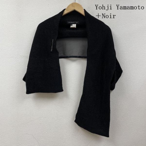 Yohji Yamamoto ＋Noir ヨウジヤマモト プリュス ノアール 半袖 カーディガン C...