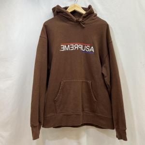 Supreme シュプリーム 長袖 パーカー Hooded Sweatshirt, Hoodie 21AW USA Hooded Sweatshirt ロゴ スウェット パーカー 10109778｜istitch-store