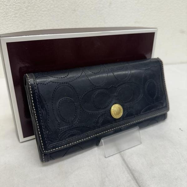 COACH コーチ 長財布 財布 Wallet Long Wallet ロングウォレット レザー ロ...